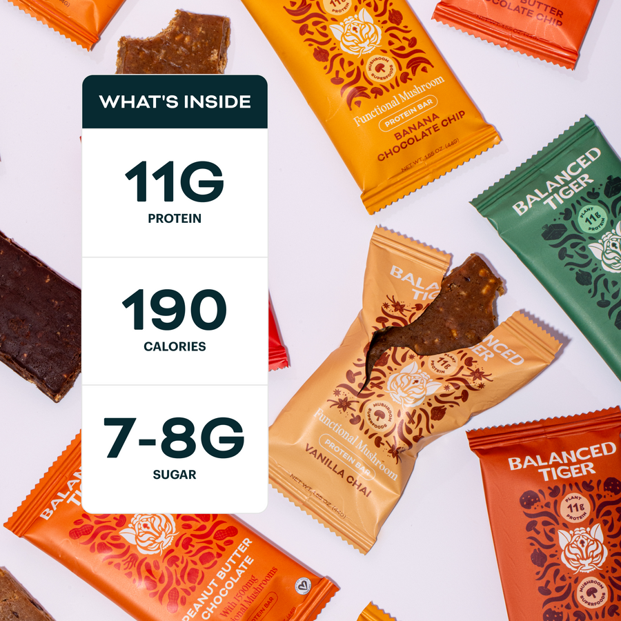 Functional Mushrooms Protein Bar