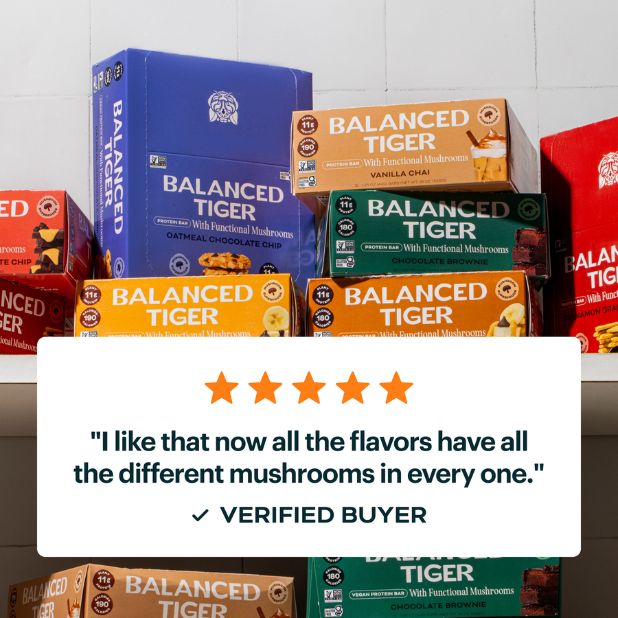 Functional Mushrooms Protein Bar