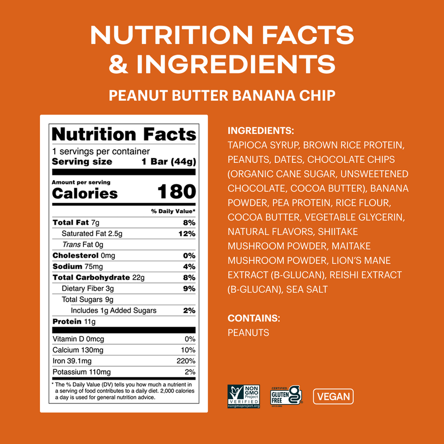 Peanut Butter Banana Chip Flavor