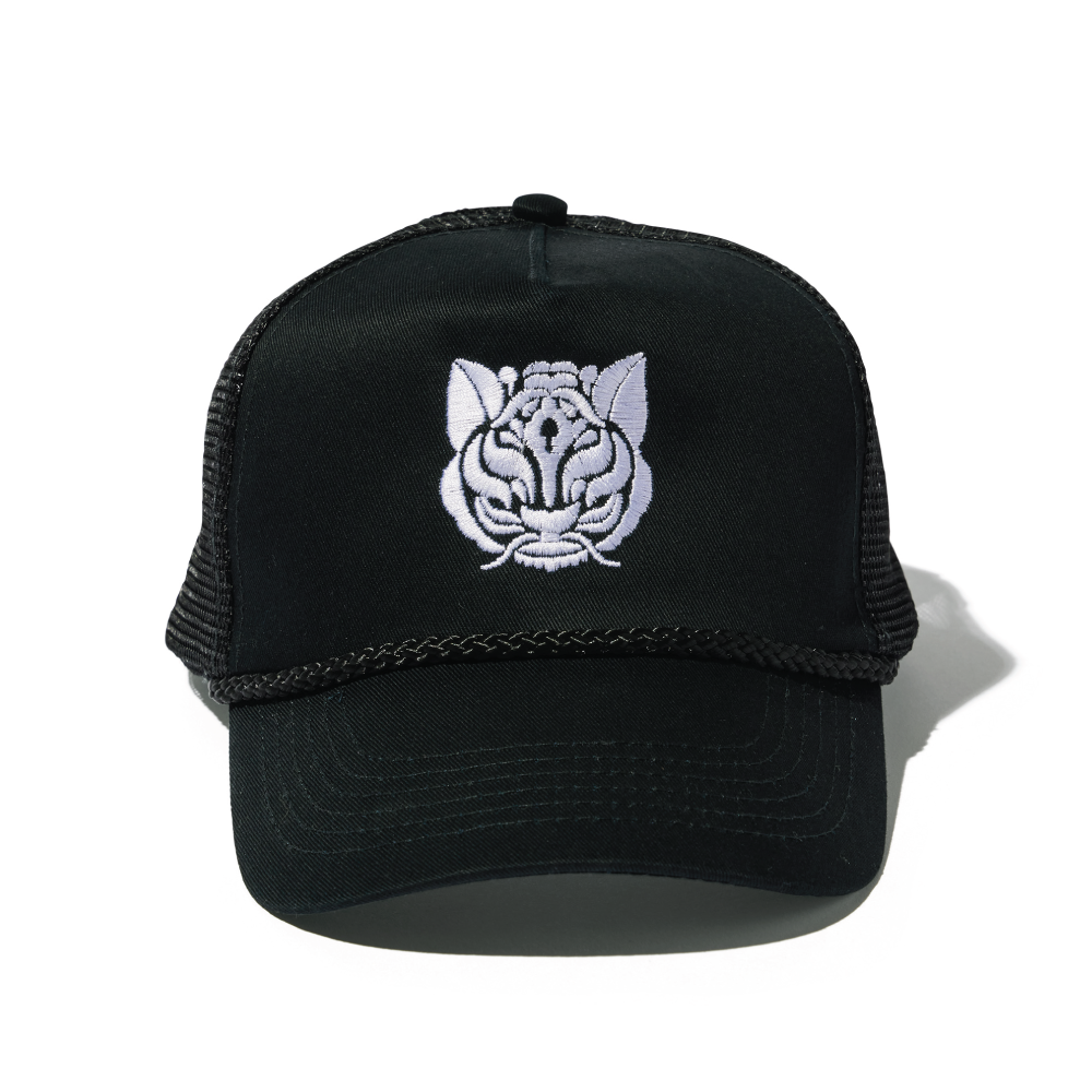 Tiger Head Hat - Black