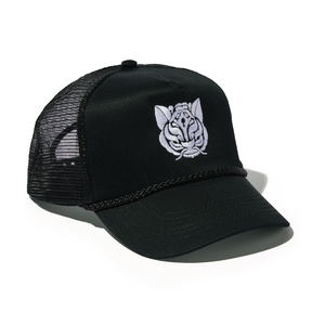 Tiger Head Hat - Black