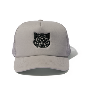 Tiger Head Hat - Grey